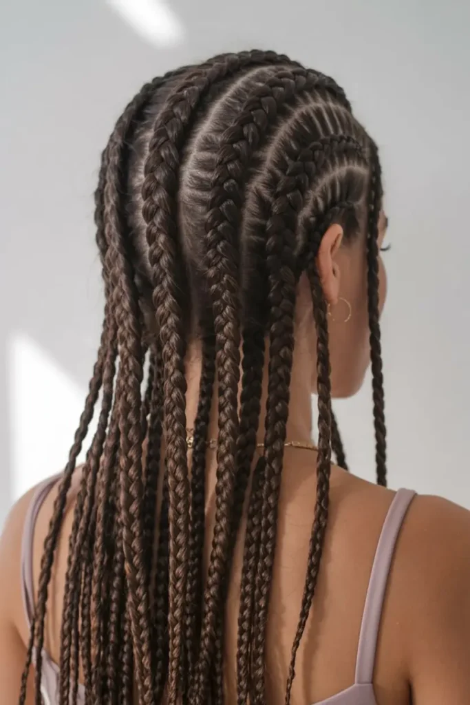 1. Freestyle Cornrow Patterns 1
