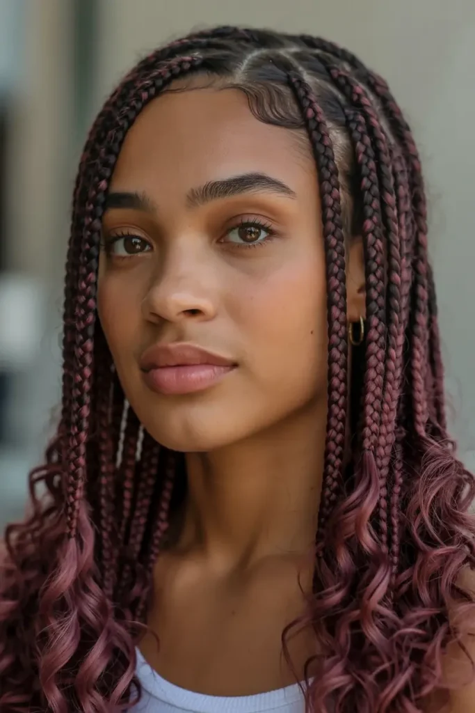 15 Fulani Braids with a Twist: Beads, Buns & Ponytails 29 11. Fulani Braids with Color