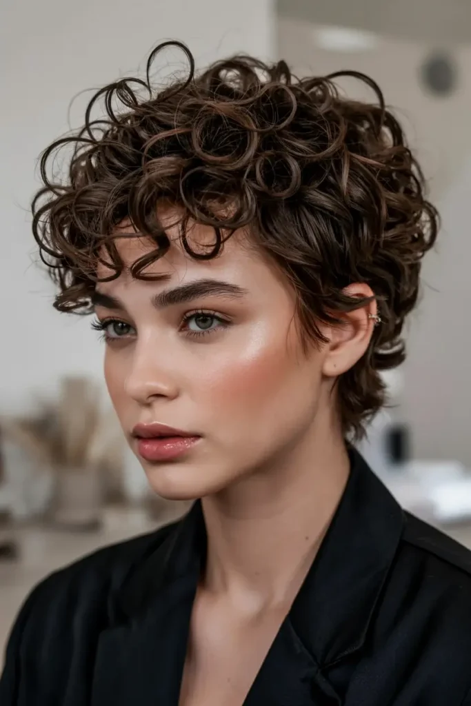 15 Baddie Curly Hairstyles to Try for Hot Curly Hair Looks 33 13. Curly Tapered Cut