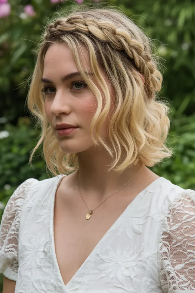 12 Pretty Braided Hairstyles for Every Mood and Moment 3 2. Boho Braided Crown