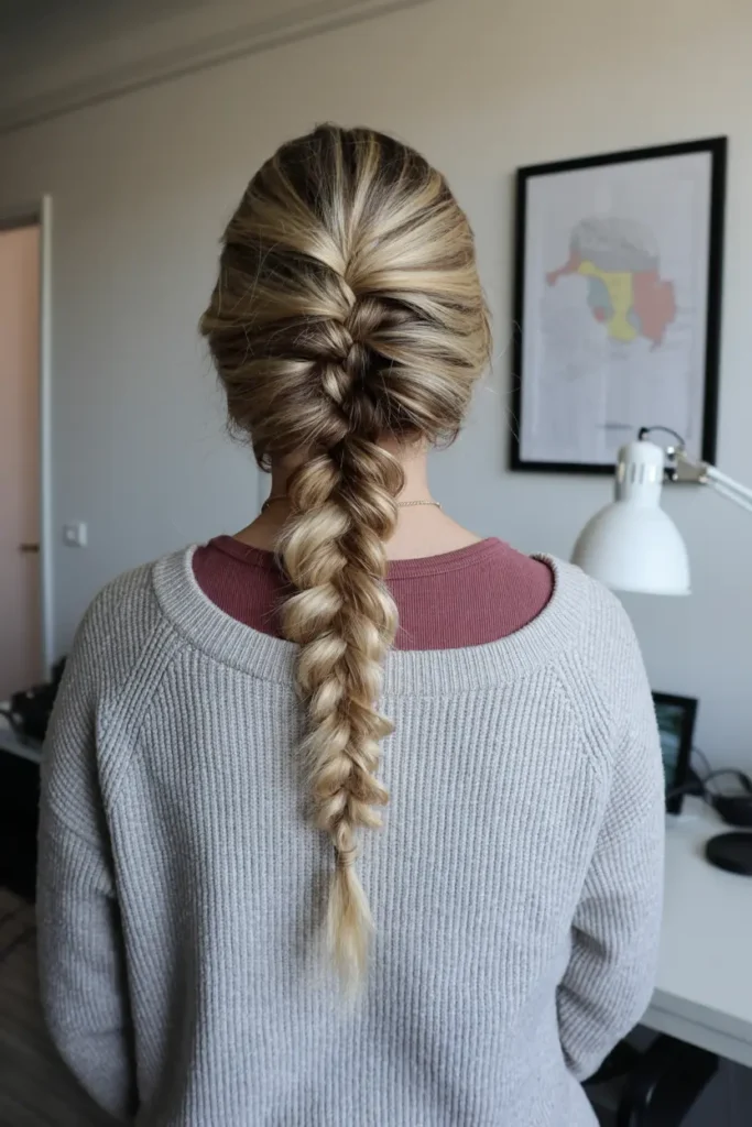 2. Single French Braid
