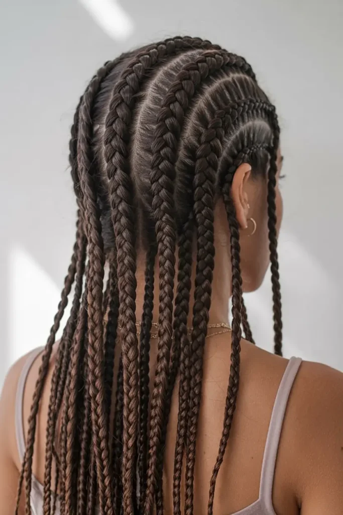 3. Freestyle Stitch Braids
