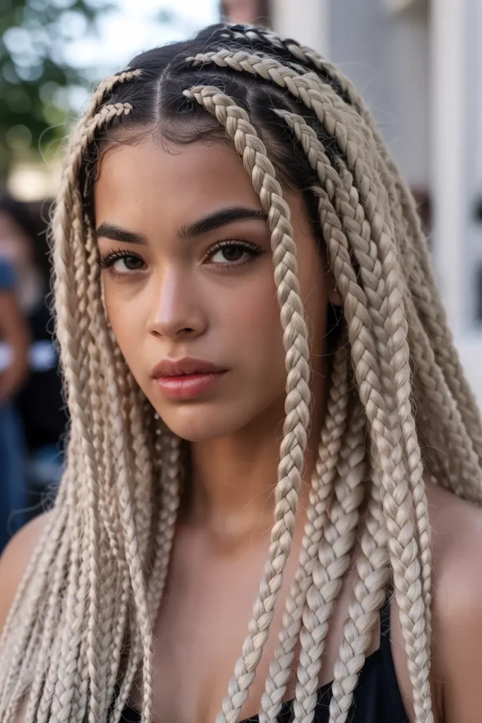 5. Jumbo Cornrow Braids