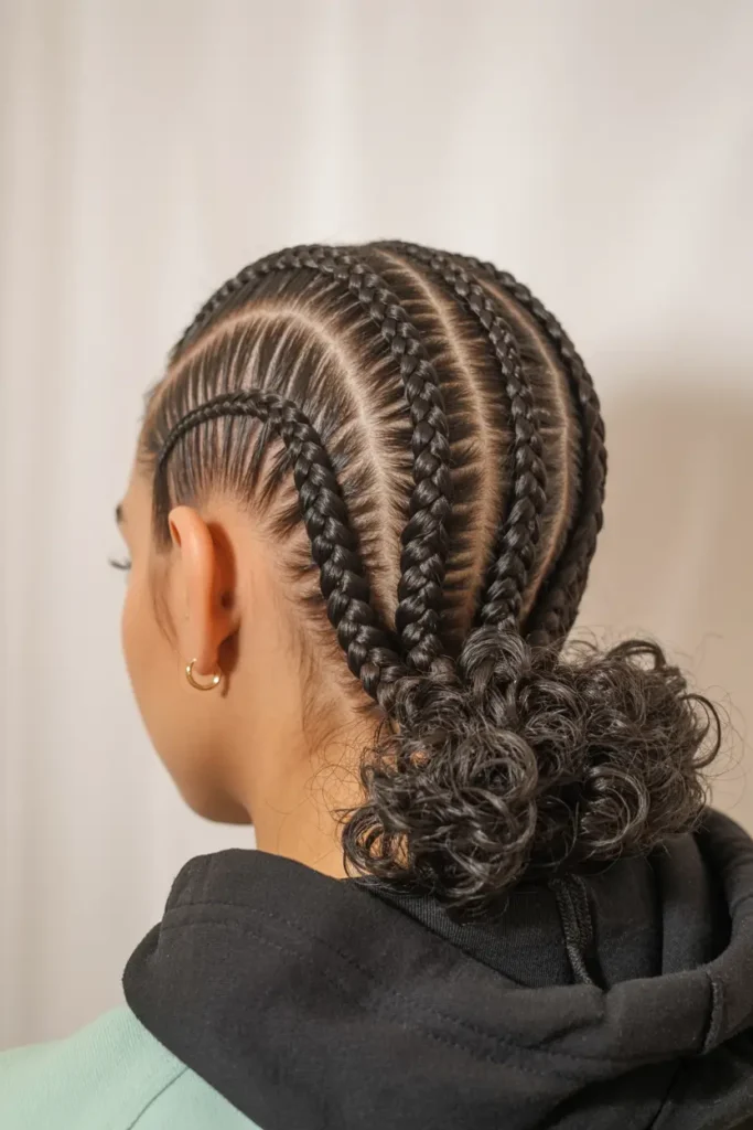 5. Tribal Braid Scalp Art