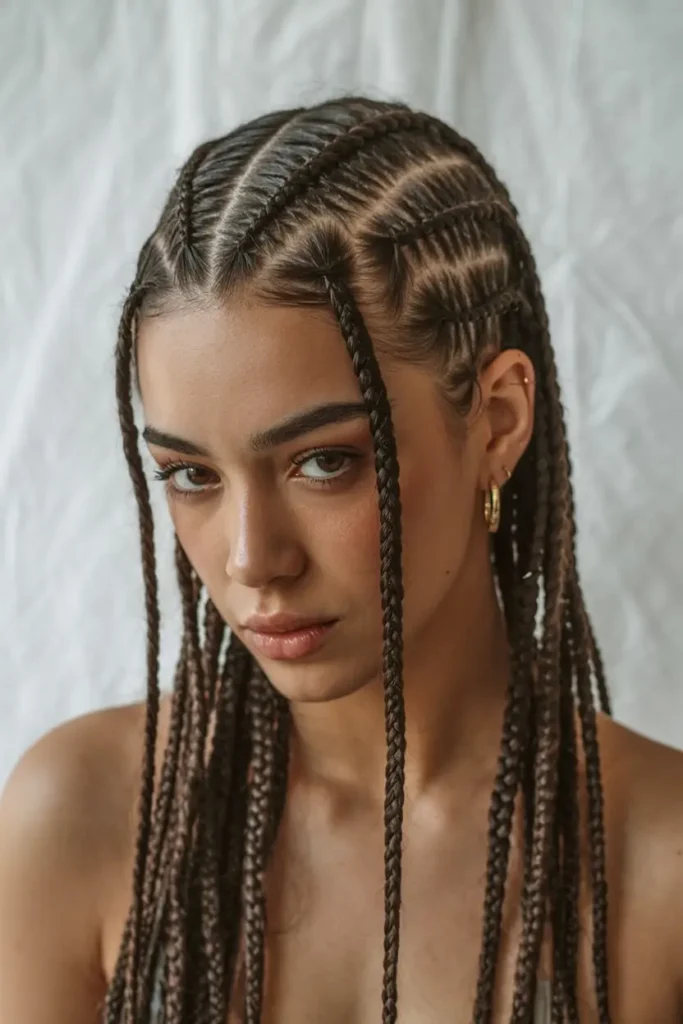 6. Micro Cornrow Designs