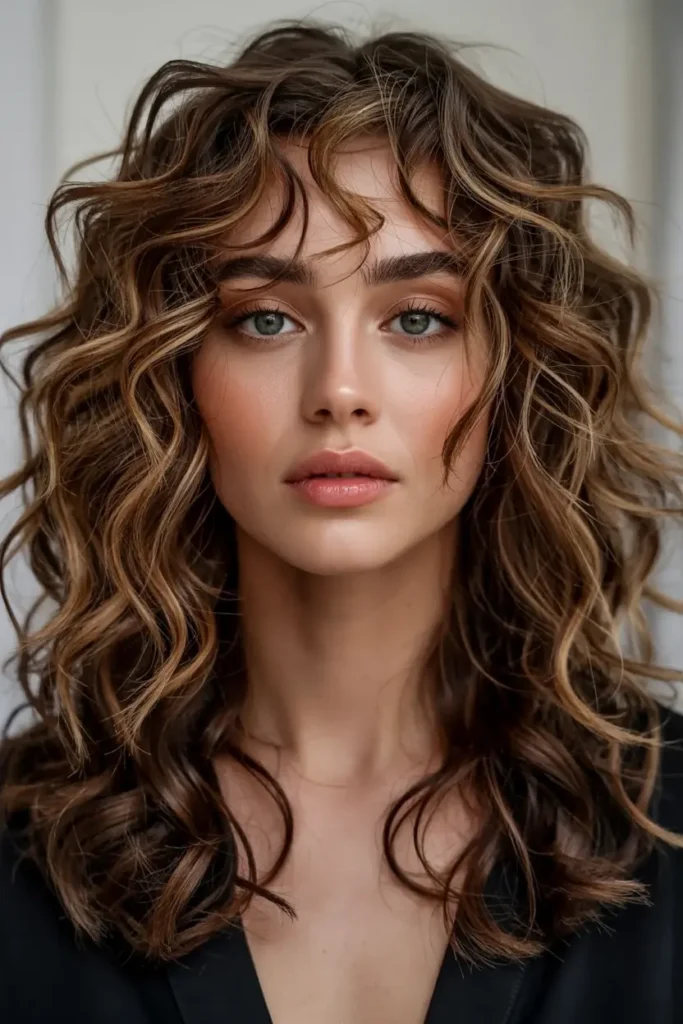 15 Baddie Curly Hairstyles to Try for Hot Curly Hair Looks 13 7. Curly Shag Cut