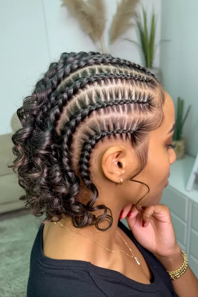 9. Butterfly Braid Design